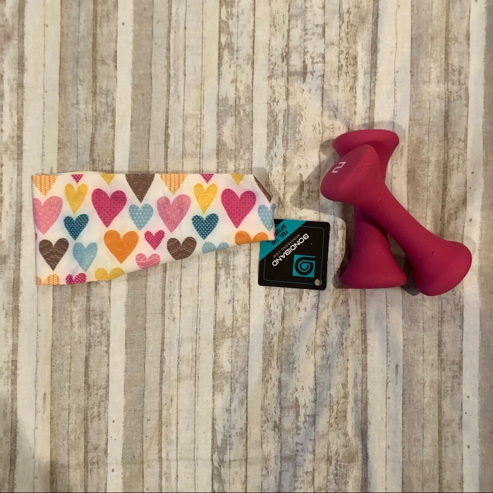 💪🏻 BondiBand 4” Tapered Hearts Headband